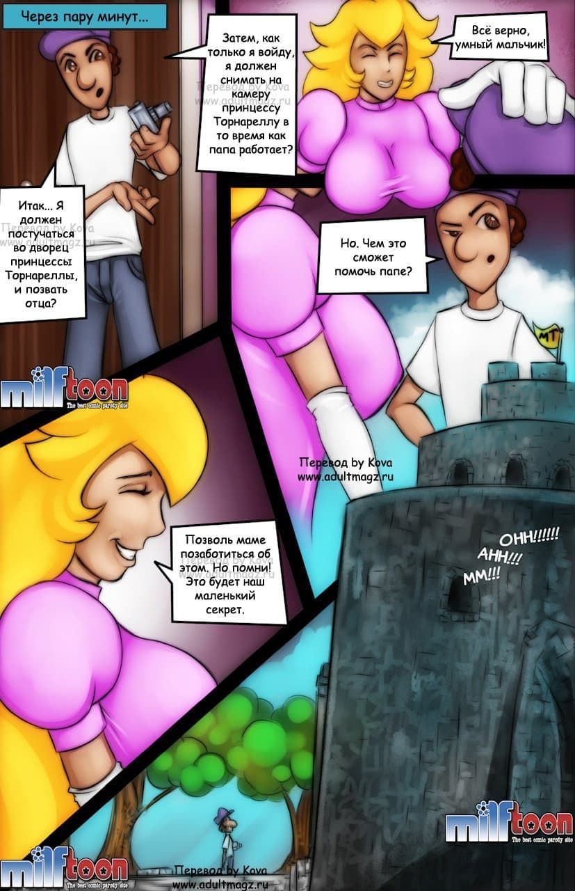 516 Порно комикс "Семейка Марио".