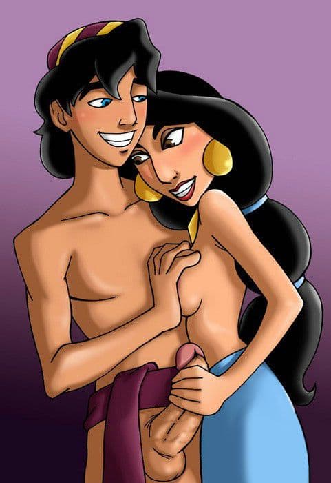 1222 Взрослые рисунки про Алладина.