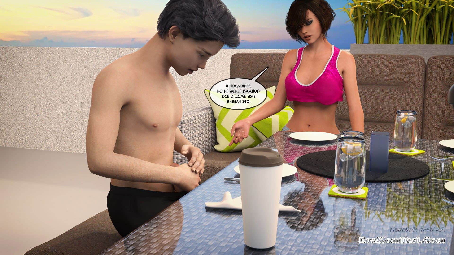 9-6 Порно комикс "Большой Брат. Часть 1".