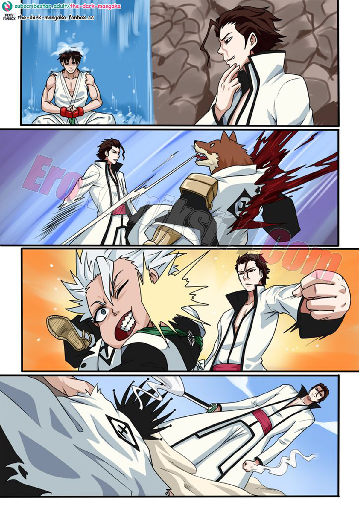 011-15 Порно комикс Уличный боец. Волшебная повязка Рю.