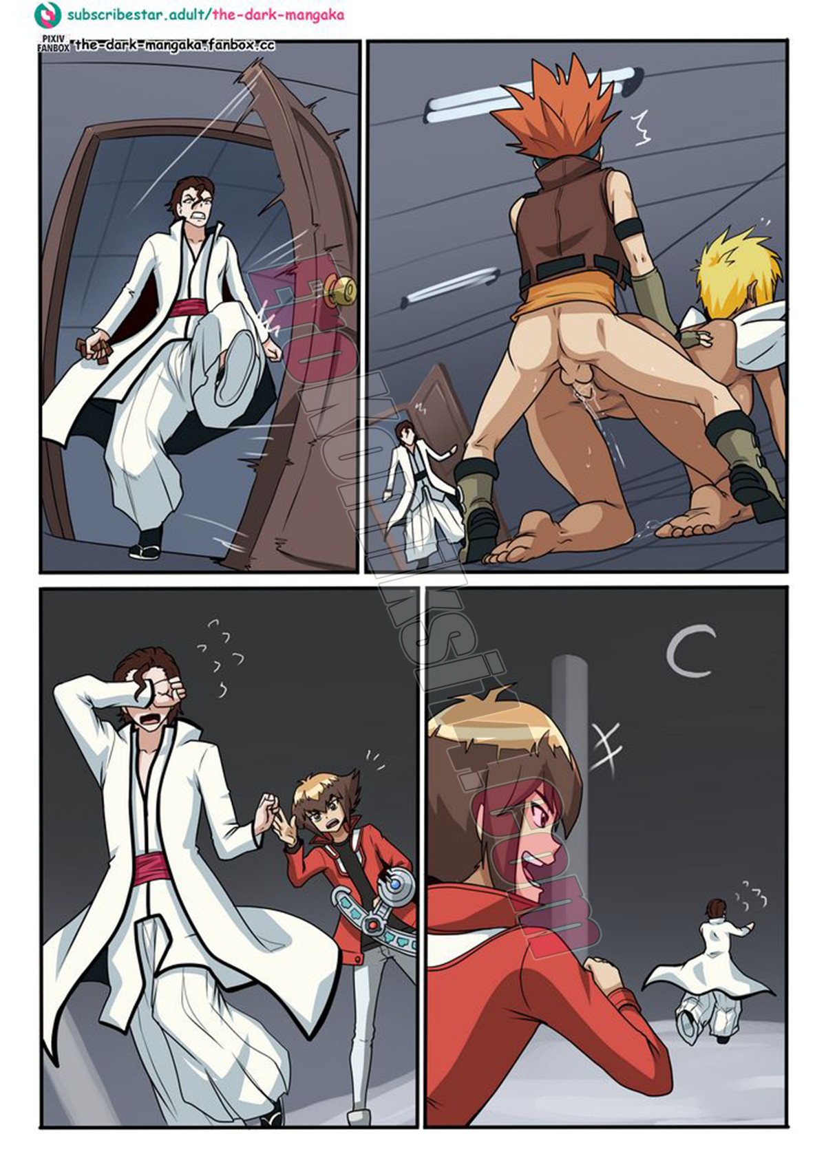 016-6 Порно комикс Уличный боец. Волшебная повязка Рю.