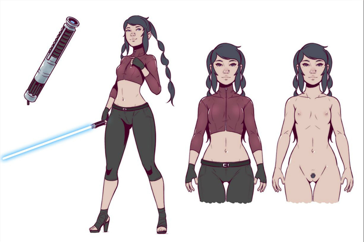 008-36 Порно комикс Звездные войны. Танна Рэн. Человеческий Рыцарь-Джедай.