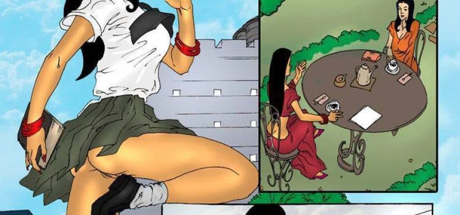 Порно комикс о Савите Бхабхи. Часть тринадцатая: Студентка Сави.