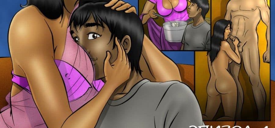 Индийский порно комикс «Заботливая сноха».