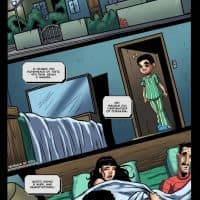 Порно комикс «Милфтунбич. Часть 3: Ночное проникновение».