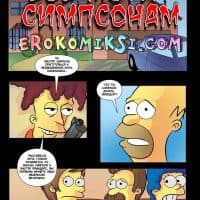 Порно комикс «Боб мстит Симпсонам».