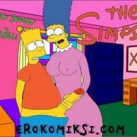 Порно комикс «Симпсоны: Ох, уж эти соседи».