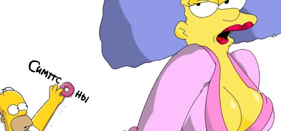 Порно комикс «Симпсоны: Сэлма попалась на крючок».