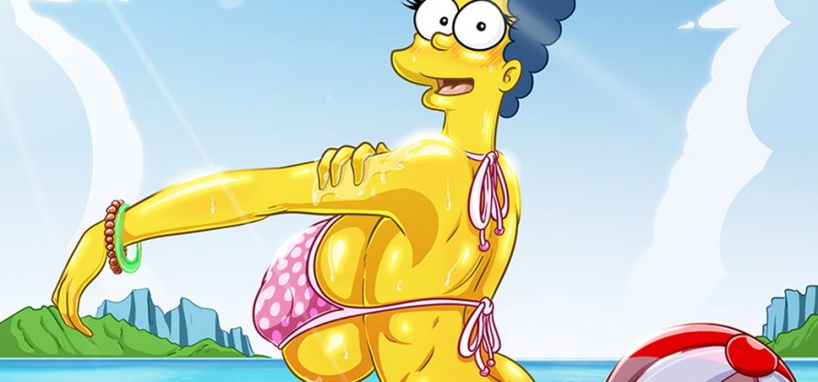Порно комикс Симпсоны. День из жизни похотливой Мардж Симпсон. Часть 1.