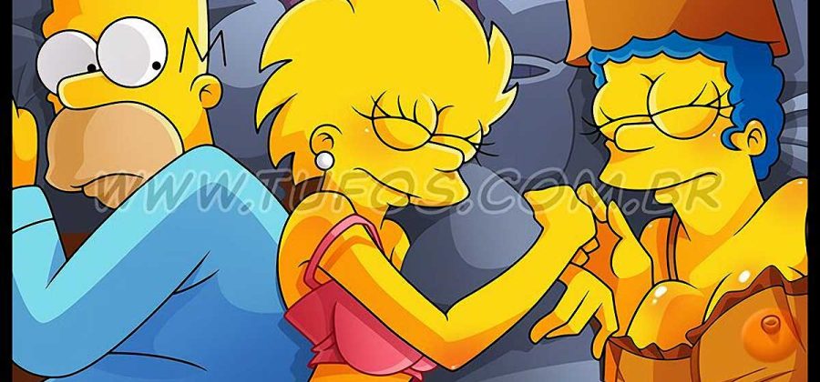 Порно комикс Симпсоны. Часть 19: В постели родителей.