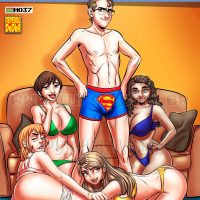 Порно комикс Похотливый ботан. Часть 37: Супер оргия в кондоминиуме.