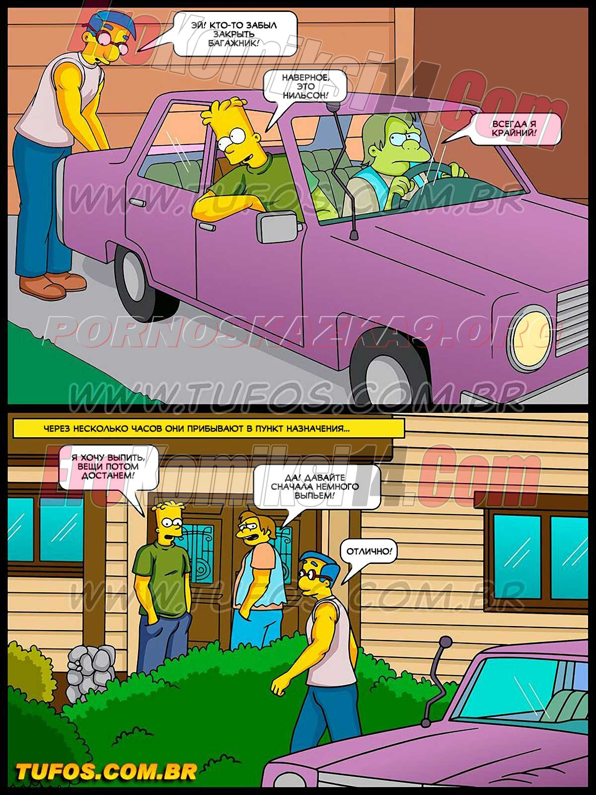 003-11 Порно комикс Симпсоны. Часть 33: Крутой отдых на даче.