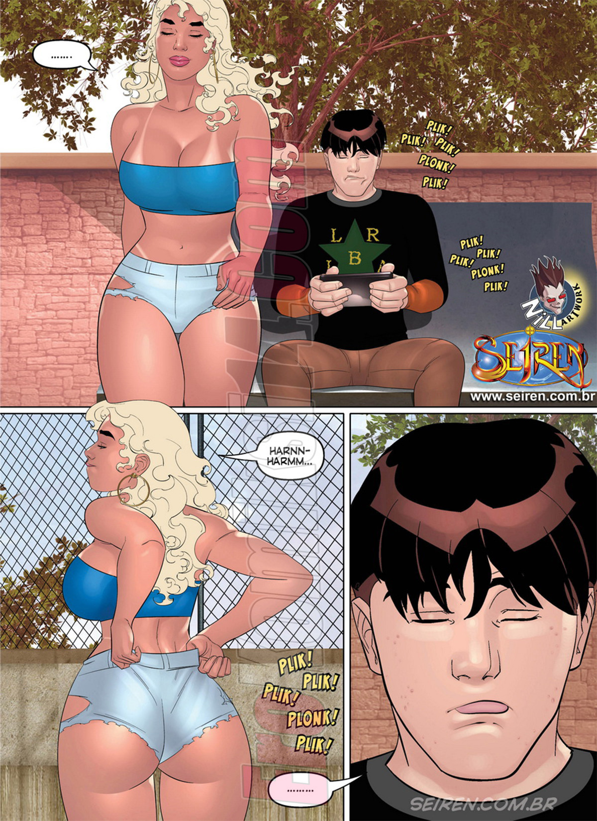 004-31 Порно комикс Сука в западне. Часть 2. Эпизод 1.